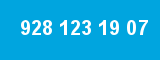 928 123 19 07 928 123 19 07